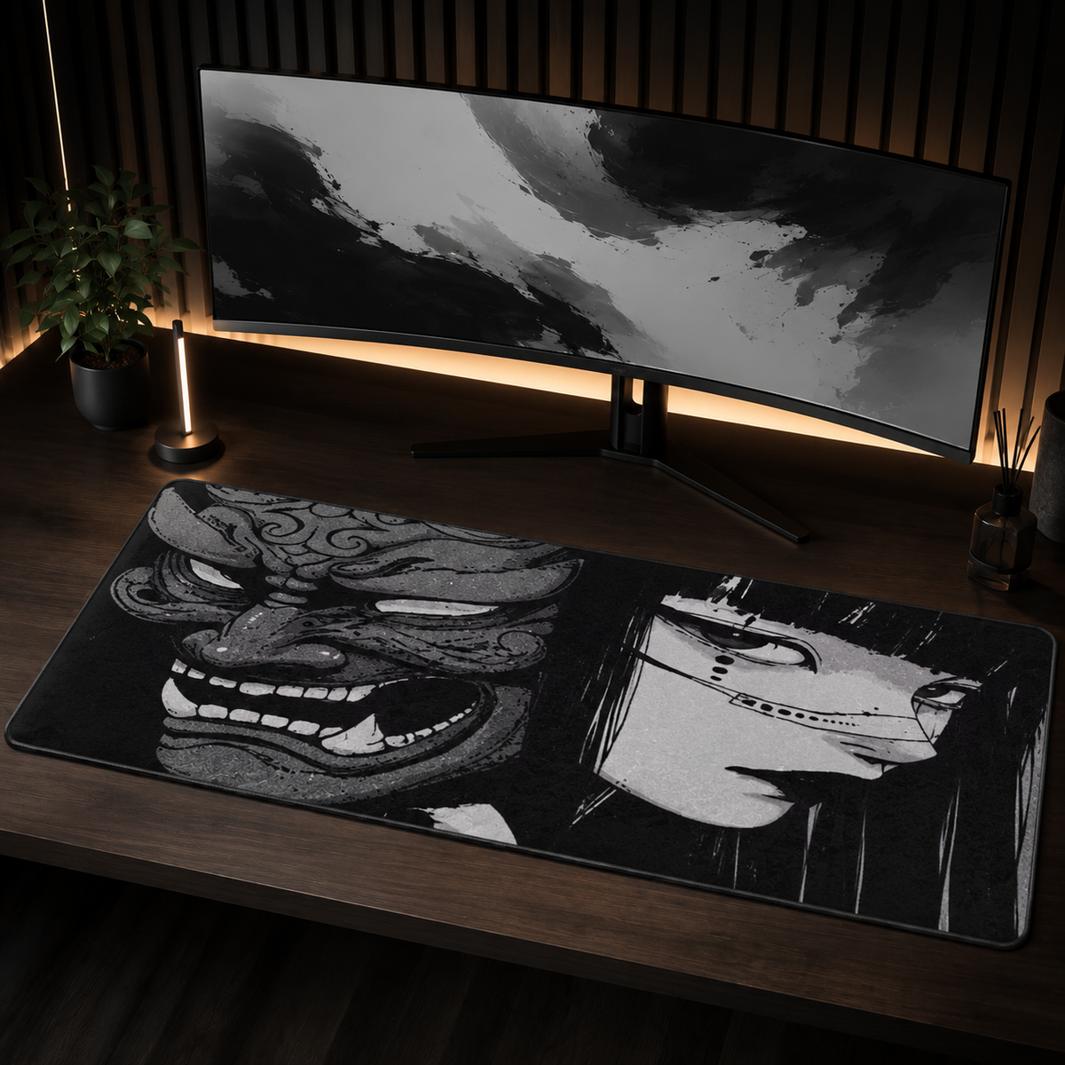 Oni Mask Mousepads