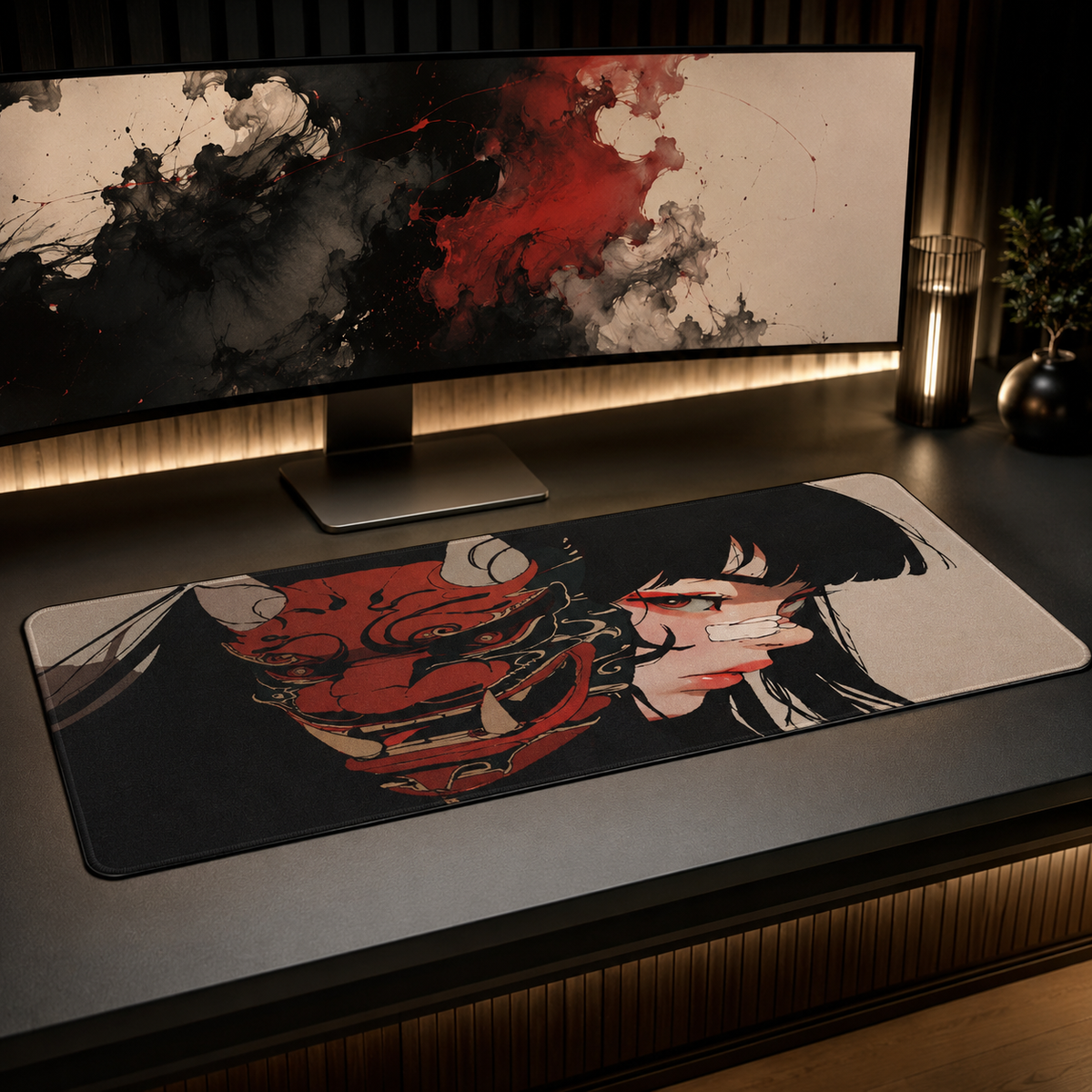 Oni Mask Mousepads