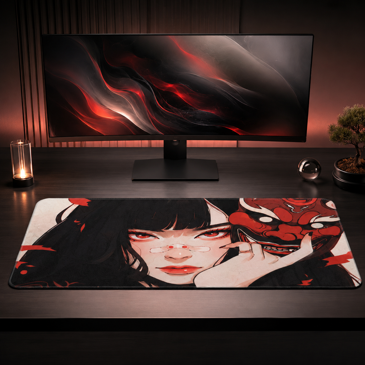 Oni Mask Mousepads