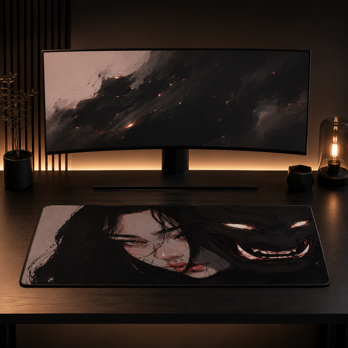 Oni Mask Mousepads