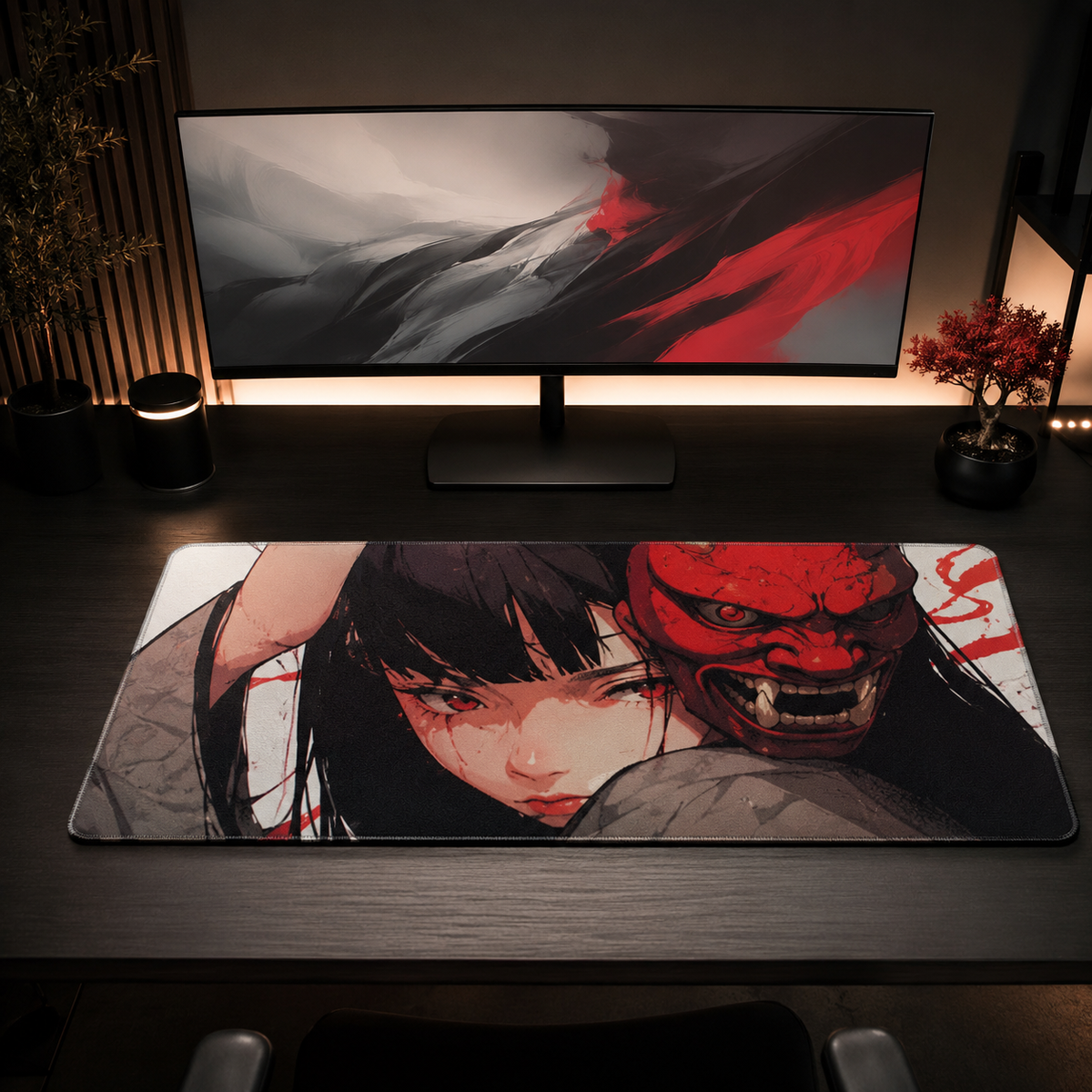 Oni Mask Mousepads